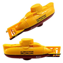 Load image into Gallery viewer, Tipmant Mini RC Submarine Toy -Yellow