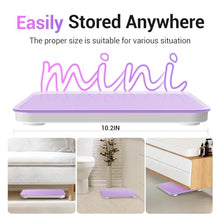 Load image into Gallery viewer, Ovutek Bathroom Scale for Body Weight, Highly Accurate Digital Weighing Machine for People, Upgraded Batteries Included, Compact Size, LED Display, High Standards Sturdy Tempered Glass, 400lb (Purple)