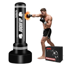 Load image into Gallery viewer, Freestanding Punching Bag with Stand, Men Standing Kickboxing Bag, Heavy Boxing for Adult Teens, Suitable for MMA Dummy Karate Home Gym Training Equipment (Excludes Gloves and Pumps)