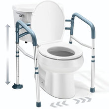 Load image into Gallery viewer, Medical king Toilet Safety Rail - Adjustable Detachable Toilet Safety Frame with Handles Heavy-Duty Toilet Safety Rails Stand Alone - Toilet Safety Rails for Elderly, Handicapped - Fits Most Toilets