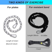 Load image into Gallery viewer, J Bryant Multifunctional Neck Head Harness Weight Lifting Training with Resistance Bands, Door Anchor and Chain, Full Range Muscle Workout