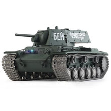 Load image into Gallery viewer, Heng Long Modified Ver. rc Tank 1/16 Soviet KV1 Tank Model 3878(360° & 7000mah & Metal Track & Road & Sprocket & Idle Wheel)