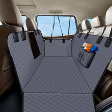 Load image into Gallery viewer, ZRRAJOY Dog Car Seat Cover for Back Seat, Waterproof Protector with Side Flaps, Scratchproof Hammock, Non-Slip Bottom for Cars/Trucks/SUVs (Grey)
