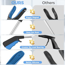 Load image into Gallery viewer, Grabber Reacher Tool for Seniors, 2 Pack Easy Grip 32" Long Handle Foldable Reacher Grabbers with Easy Grip & Magnetic Tip, Reaching Assist Pickup Tool for Trash, Ideal for Elderly & Disabled