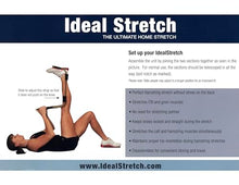 Load image into Gallery viewer, IdealStretch - Original Patented – Hamstring Stretcher, Lower Back Stretcher, Hip Stretcher, & Calf Stretcher - Pain Relief & Leg Stretcher