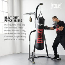 Load image into Gallery viewer, Everlast Elite 2 Heavy Bag (80 LB) with Wood Beam Heavy Punching Bag Hanger, Durable Boxing Heavy Bag for Home Training