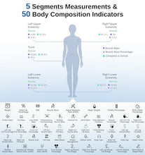Load image into Gallery viewer, GE Smart Scale for Body Weight: 8-Electrode Body Pod Fat Monitor with Full Body Composition Analysis, Bluetooth App Sync, Large Handle Display, 400lb Capacity Bathroom Scale for Home & Gym, Black