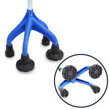 Load image into Gallery viewer, KMINA Quad Crutch for Women and Men (Sturdy 3.3 lbs), 4 Prong Forearm Crutches for Stability and Support