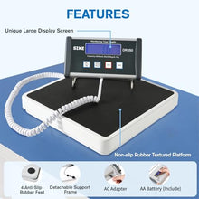 Load image into Gallery viewer, SIKE Digital Physician Scale, Medical Floor Scale for Body Weight, 550 lb Limit Professional Weight Scale, Portable Easy to Read Digital Display, Heavy Duty, Pound & KG Settings, 12.5" x 12" Platform
