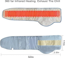 Load image into Gallery viewer, 360° Whole Circle Heat Sauna Belt Abs Sculptor Vibration Massager Fast Heating Stomach Cellulite Removal Waist and Abdominal Trainer Lower Back Pain Relief Body Shape ab Toner Machine Belly Exercise