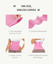 Load image into Gallery viewer, FeelinGirl Waist Trainer for Women Bandage Wrap Trimmer Belt Long Torso Tummy Wraps