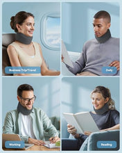 Load image into Gallery viewer, Neck Brace for Sleeping, for Relief Neck Pain and Provide Support Soft Cervical Collar, Neck Support Keep Vertebrae Stable & Aligned Relief of Cervical Spine Pressure Gray (Medium Size)