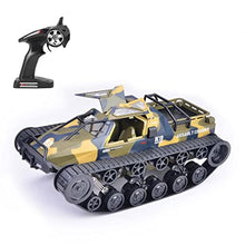 Load image into Gallery viewer, GoolRC RC Tank Car, 1/12 Scale 2.4GHz Remote Control Tank, 360?Rotating Off-Road RC Crawler Military Vehicle