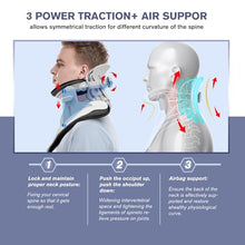 Load image into Gallery viewer, ALPHAY Cervical Neck Traction Device,Electric Air Pump with 3 Power Traction, Built-in 8 Airbag, Neck Pain Relief and Relaxation