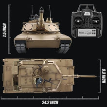 Load image into Gallery viewer, BESTYMXY RC Tanks US M1A2 Abrams Army Tank, HengLong 1:16 2.4ghz Remote Control Tank Vehicles