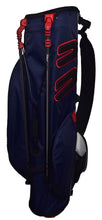 Load image into Gallery viewer, Titleist Golf Players 4 Carbon Less Logo Stand Bag Navy/White/Red