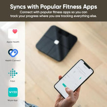 Load image into Gallery viewer, Wyze Smart Scale for Body Weight, Digital Bathroom Smart Scale for Body Fat, BMI, and Heart Rate, 13 Body Composition Analyzer with App, Bluetooth, 400 lb, Dark Blue