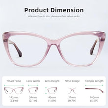 Load image into Gallery viewer, DOERAYM Blue Light Glasses for Woman: Amber Tint Reading Glasses for Night Shift Nurses & Office Workers