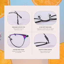 Load image into Gallery viewer, DOERAYMI Blue Blockers Glasses for Women, Bluelight Glasses with Cat Eye Frame for Style, Comfort, Eye Strain Relief (Cat Eye, black)