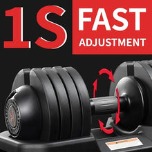 Load image into Gallery viewer, BOCHPOWER Adjustable Dumbbells Set of 2,Free Weights Dumbbells Set,52 lbs pair for Men/Women Gym Equipment for Home Strength Training Equipment(2 Box)