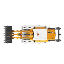 Load image into Gallery viewer, KidsFaves Pro-Grade Remote Control Bulldozer for Adult Metal Micro-Scale RC Construction Model with Leadscrew Loader System, Dual Battery Includes Portable Carry Case