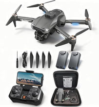 Load image into Gallery viewer, Camera Drone, TODAMU Brushless Quadcopter for Adults & Beginners, Obstacle Avoidance Drone with Stable Hovering, Mini Drone with Dual Batteries, Fun Drones with Camera and Beginner-Friendly Controls, One Key Take Off/Land, Gestures Selfie, Foldable Design
