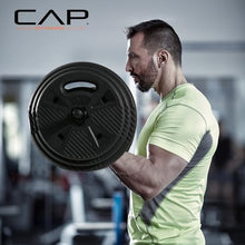 Load image into Gallery viewer, CAP Threaded Barbell Set with 100 LB Cement Grip Plates , 47" Threaded Bar, 25LB / 15LB / 10LB Grip Plates