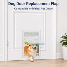 Load image into Gallery viewer, 2PACK Medium Dog Door Replacement Flaps - Measures 7.25" x 13", Compatible with Ruff Weather Dog Door,Clear Flexible Replacement Flap for Easy Installation