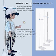 Load image into Gallery viewer, JJFFTAO Aluminum Alloy Height Measurement 5-Section Portable Height Measure 8-82 inch/20-210 cm/Unit with cm & inch for Offices, Gyms, School and Physical examinations