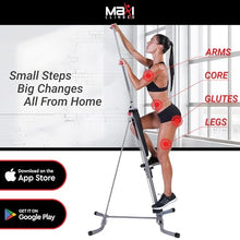 Load image into Gallery viewer, MaxiClimber 2.0 Vertical Climber Exercise Machine w/ Elastic Resistance System