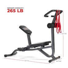 Load image into Gallery viewer, Sunny Health & Fitness Full Body Stretch Machine, Versatile Padded Trainer Back Stretcher, Stretching Equipment with Pivoting Seat, Self-Leveling Pedals, and Multi-Use Handlebar - SF-BH621002
