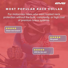 Load image into Gallery viewer, EVS Sports R2 Neck Support | Karting, Motocross & Off-Road | Lightweight Impact Foam | Black | Youth