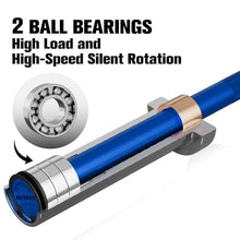 Load image into Gallery viewer, RitFit Barbell Weight Set - 4/6FT Olympic Barbell with Weight Plates (55-275LB Total) -4FT Silver