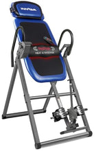 Load image into Gallery viewer, INNOVA HEALTH AND FITNESS ITM4800 Advanced Heat and Massage Inversion Table,Black/ Blue / Gray