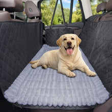Load image into Gallery viewer, CoSofSLIP Dog Car Seat Cover 2 Piece Seat Waterproof Hammock and Light Grey Cover,Scratch Proof Nonslip Back Seat Pet Bed Mat for Travel Durable Soft Back Seat Covers for Cars Trucks and SUVs