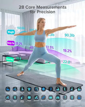 Load image into Gallery viewer, Posture Scale for Body Weight with 8 electrodes, Smart Digital Bathroom Scale for Weight, Body Fat, Muscle Mass 28 Body Composition Metrics, with Larger Platform and Colorful LCD Display,400lbs