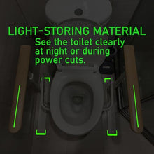 Load image into Gallery viewer, Toilet Safety Rails for Seniors - Toilet Safety Frame with Nighttime Reflective Armrests & Base, 3-Speed Height Adjustment, Toilet Safety Frames & Rails Fits Most Toilets, 3-Hole Depth Adjustment