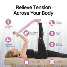 Load image into Gallery viewer, CastleFlexx Mobility and Full Body Strengthening Device | Non-Elastic Stretch Strap with Natural Premium Cork Handles for Stretching, Exercise, Physical Therapy, and Yoga