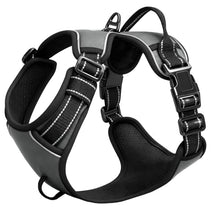 Load image into Gallery viewer, No Pull Dog Harness, No-Choke Soft Padded Reflective Dog Vest Harness with Front Clip & Top Handle, 2 Quick-Release Buckles, Adjustable for Small Medium Large Dogs