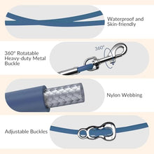 Load image into Gallery viewer, Léwind 8.2ft Hands Free Dog Leash,Versatile Waist & Crossbody Lead for Medium Dogs,Waterproof & Adjustable for Running Jogging Walking, 360° Swivel Metal Buckle (Blue)