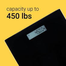 Load image into Gallery viewer, A&D Medical Digital Body Weight Scale - UC-352BLE - Bluetooth Bathroom Weight Machine, Syncs with A&D Heart Track App - 450lb (200kg) - Batteries Included, Black