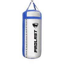 Load image into Gallery viewer, PROLAST 4Ft 135Lb XL Heavy Punching Boxing Bag for Adults, MMA, Martial Arts, Muay Thai, Kicking, Strength Training Equipment, Filled, New Edition Logo, White and Blue
