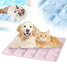 Load image into Gallery viewer, linseyCove Dog Cooling Mat, 2026 Upgraded Cool Gel Mat with Long-Lasting Cool, Waterproof Fabric Portable Cooling Pad for Pets, Pressure-Resistant & Foldable Summer Mat for Indoor/Outdoor Use (Pink)