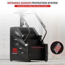 Load image into Gallery viewer, SunHome Stair Stepper Machine, Commercial Grade Stair Climber with 15 Resistance Levels, Stair Master for Cardio and Lower Body Workouts, LED Screen, 15-164 Steps/Min (SH-401)