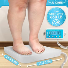Load image into Gallery viewer, JJ CARE Medical Scale (660 lbs) - Professional Grade Body Weight Scale. Easy-to-Read LCD Display