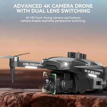 Load image into Gallery viewer, Camera Drone, TODAMU Brushless Quadcopter for Adults & Beginners, Obstacle Avoidance Drone with Stable Hovering, Mini Drone with Dual Batteries, Fun Drones with Camera and Beginner-Friendly Controls, One Key Take Off/Land, Gestures Selfie, Foldable Design