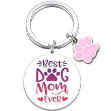 Load image into Gallery viewer, Dog Mom Gifts For Women Personalized Dog Keychain Gifts For Dog Lovers