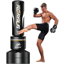 Load image into Gallery viewer, RORALA Punching Bag with Stand 70"-203lbs, Freestanding Heavy Boxing Bag Including 12OZ Boxing Gloves for Adult Youth Gift Selection Upgraded