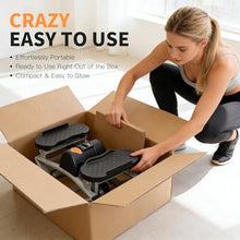 Load image into Gallery viewer, Rocking Fitness Stepper Side to Side Steppers for Exercise at Home Lateral Step Rocker Platform Machine Fit Workout Equipment for Women Mini Portable Vertical Climber Machines
