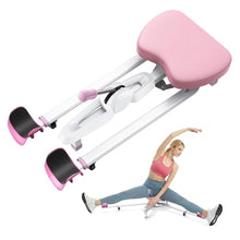 Load image into Gallery viewer, MERACH Split Machine, Stretching Equipment for Flexibility, 180° Leg Stretcher with 6-Level Length Adjustment & Comfortable Pad, Home Stretch Machine for Dance, Gymnastics, 300lbs Capacity (Pink)